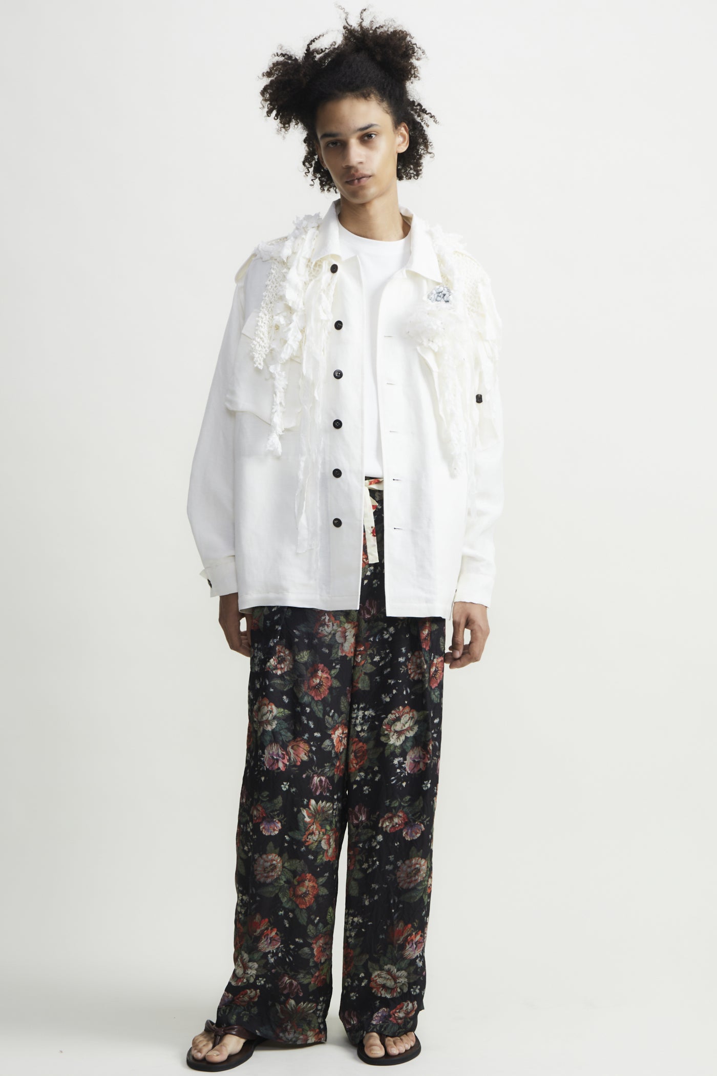 Field jacket with corsage(MENS)