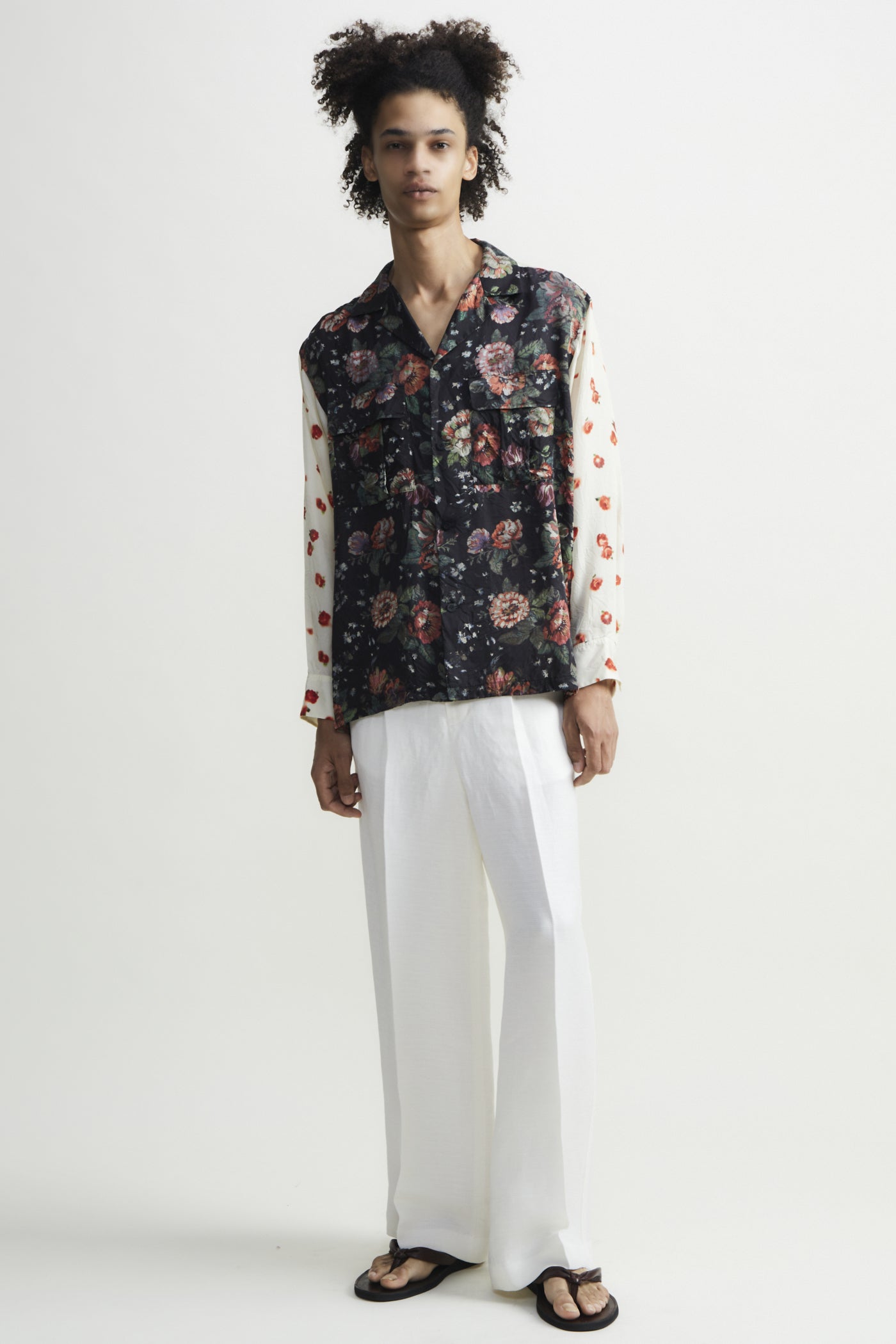 Flower print shirts(MENS)