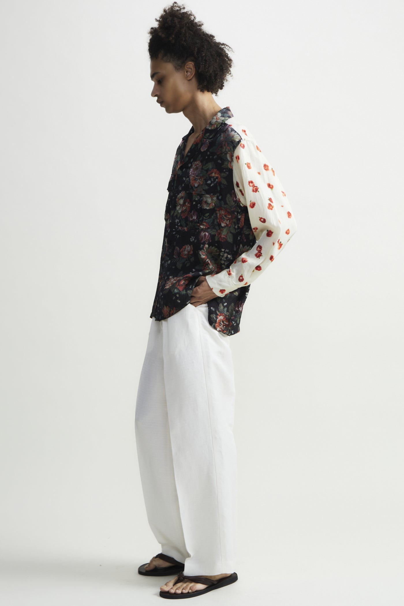 Flower print shirts(MENS)