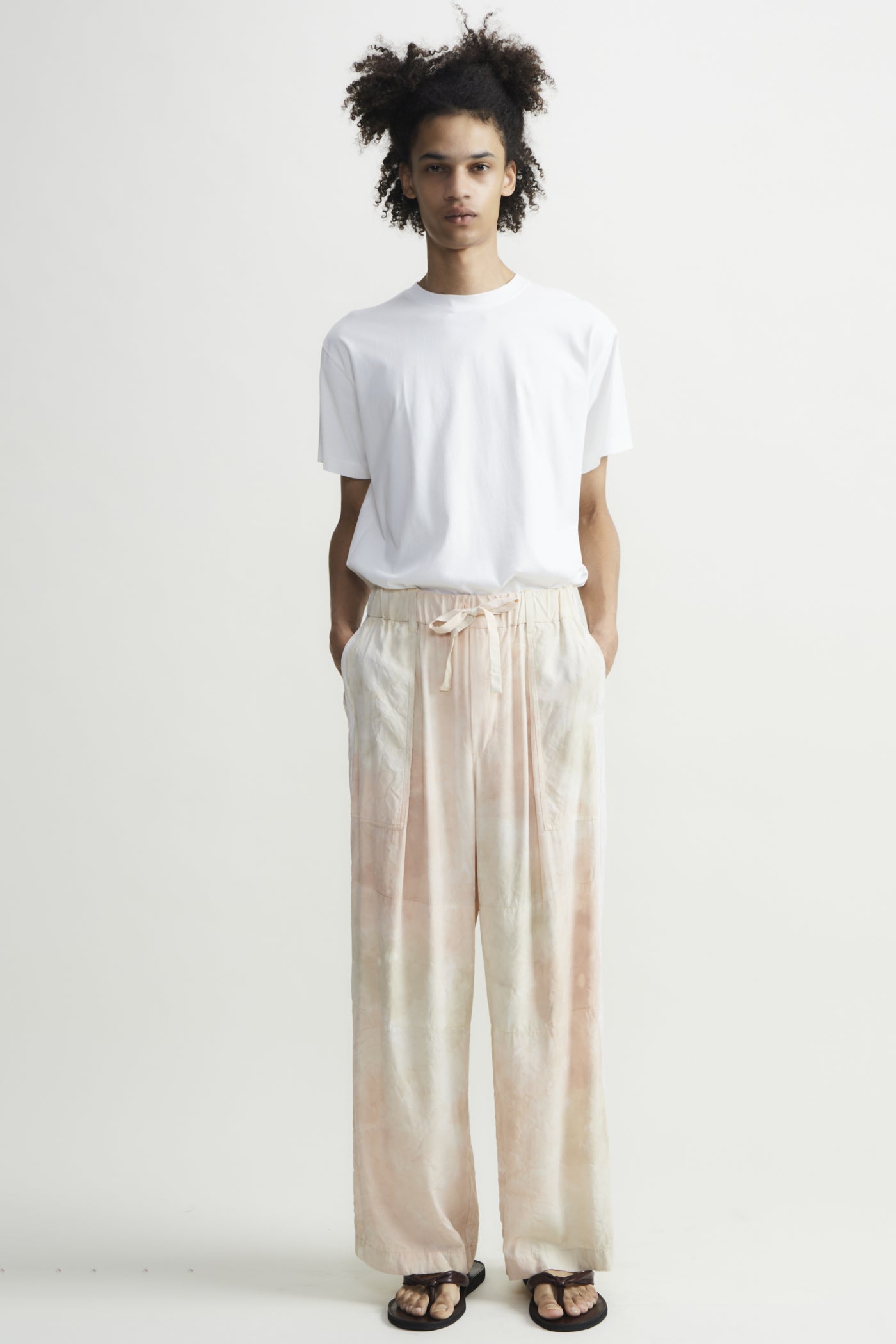 Pink camouflage tack pants(MENS)