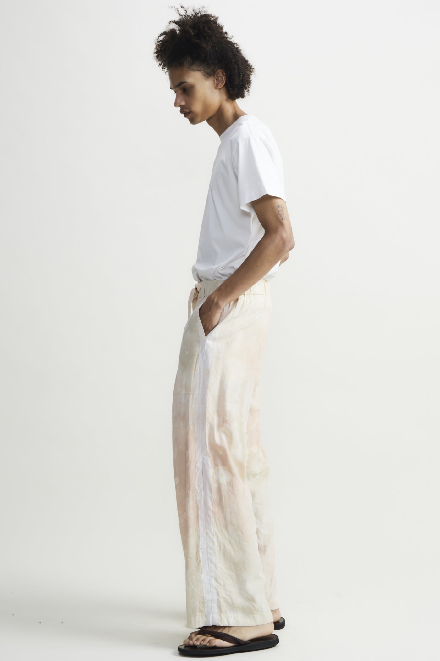 Pink camouflage tack pants(MENS)