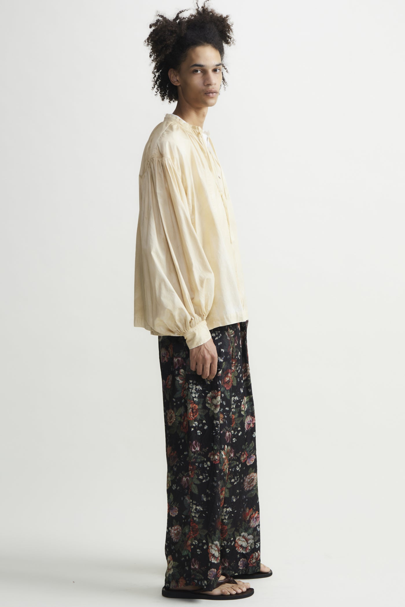 Spray dyeing mock shirt(MENS)