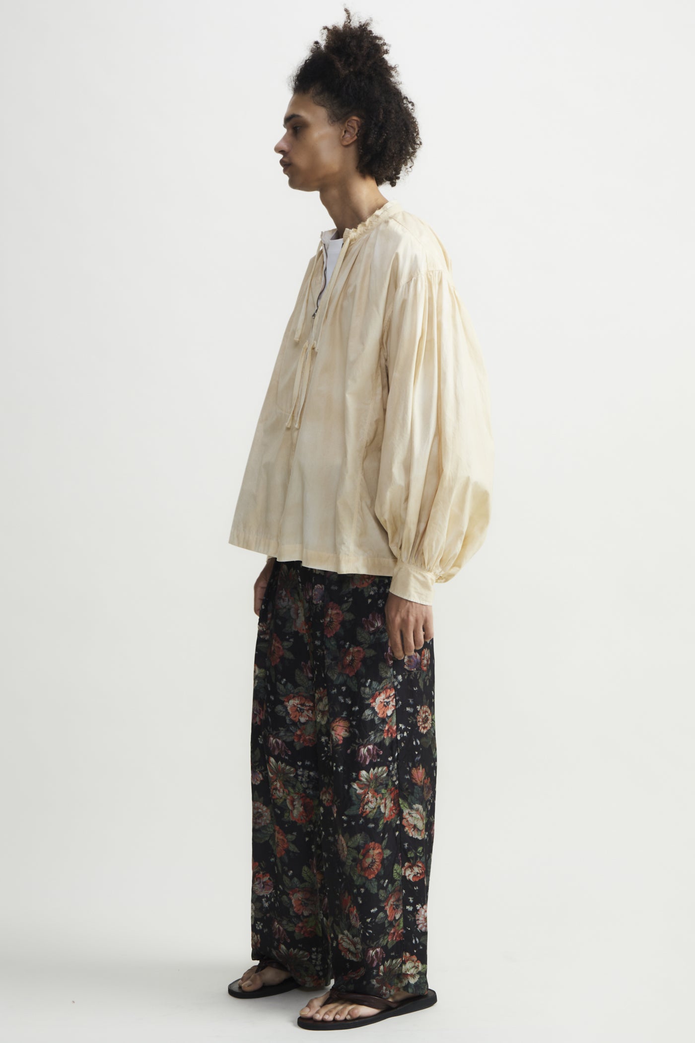 Spray dyeing mock shirt(MENS)