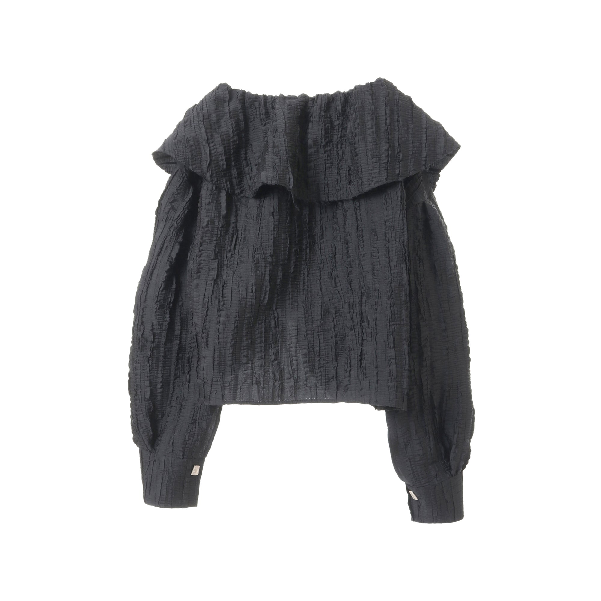 CURRENTAGE Raffle Frill Blouse - CURRENTAGE ONLINE STORE