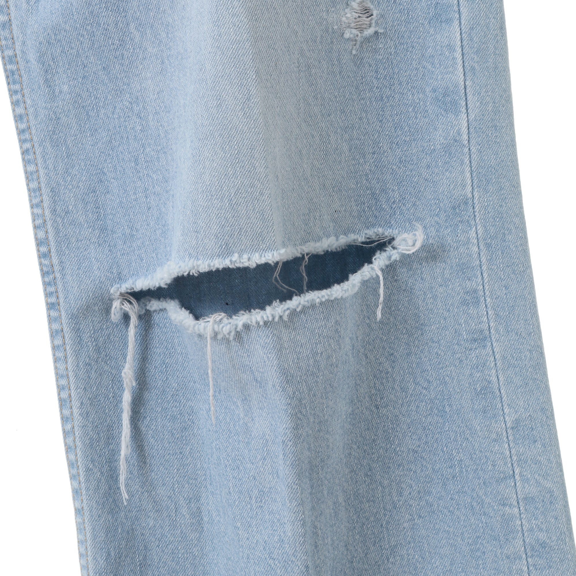 Crushed denim pants（WOMENS ）