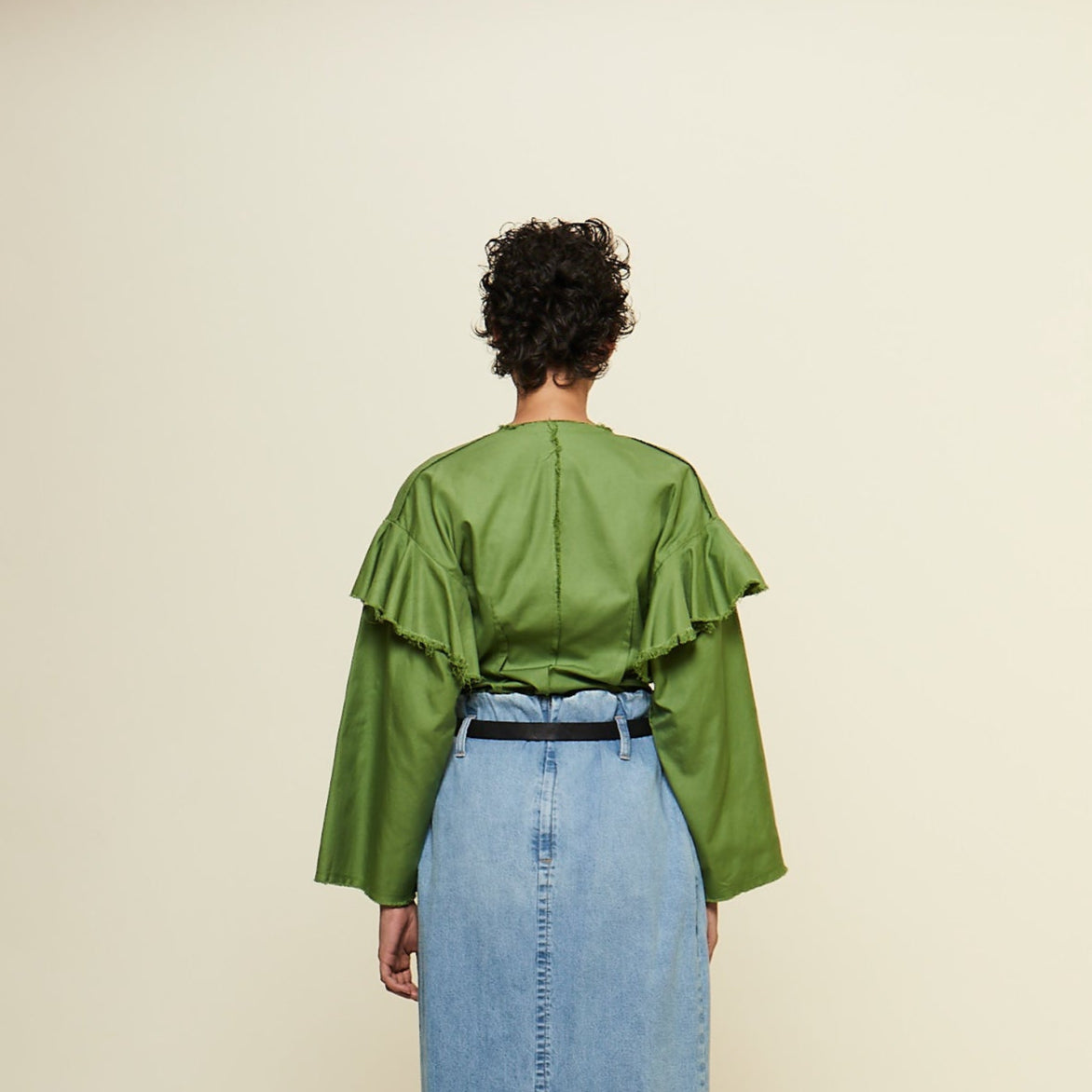 2025AW   Ruffle Ox Blouse