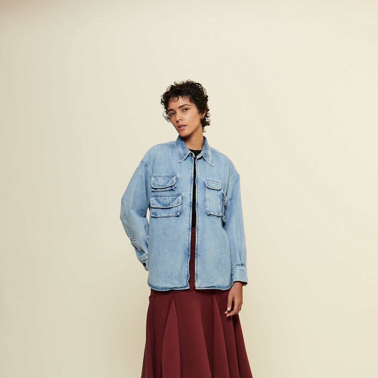 2025AW    Fishing denim shirt