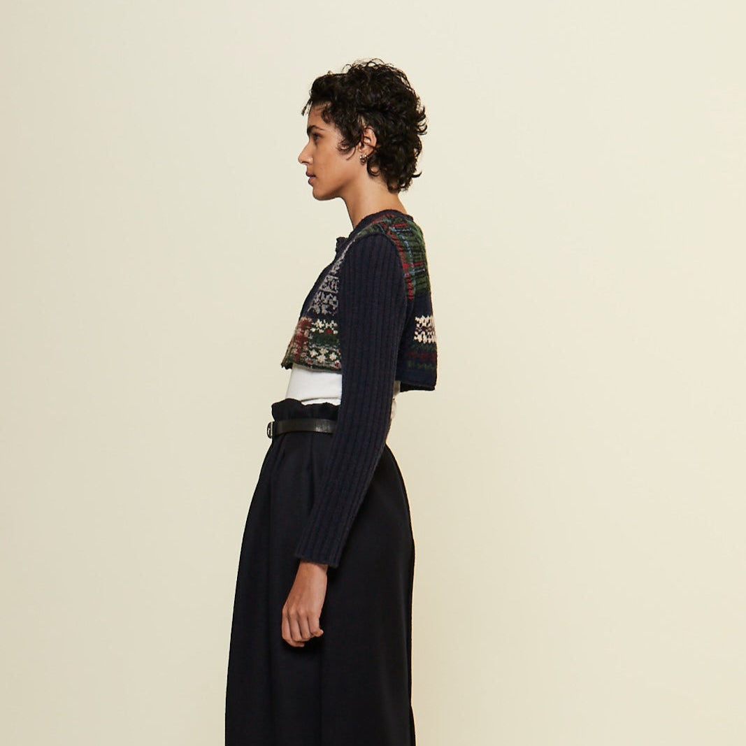 2025AW       Patchwork Hand knit