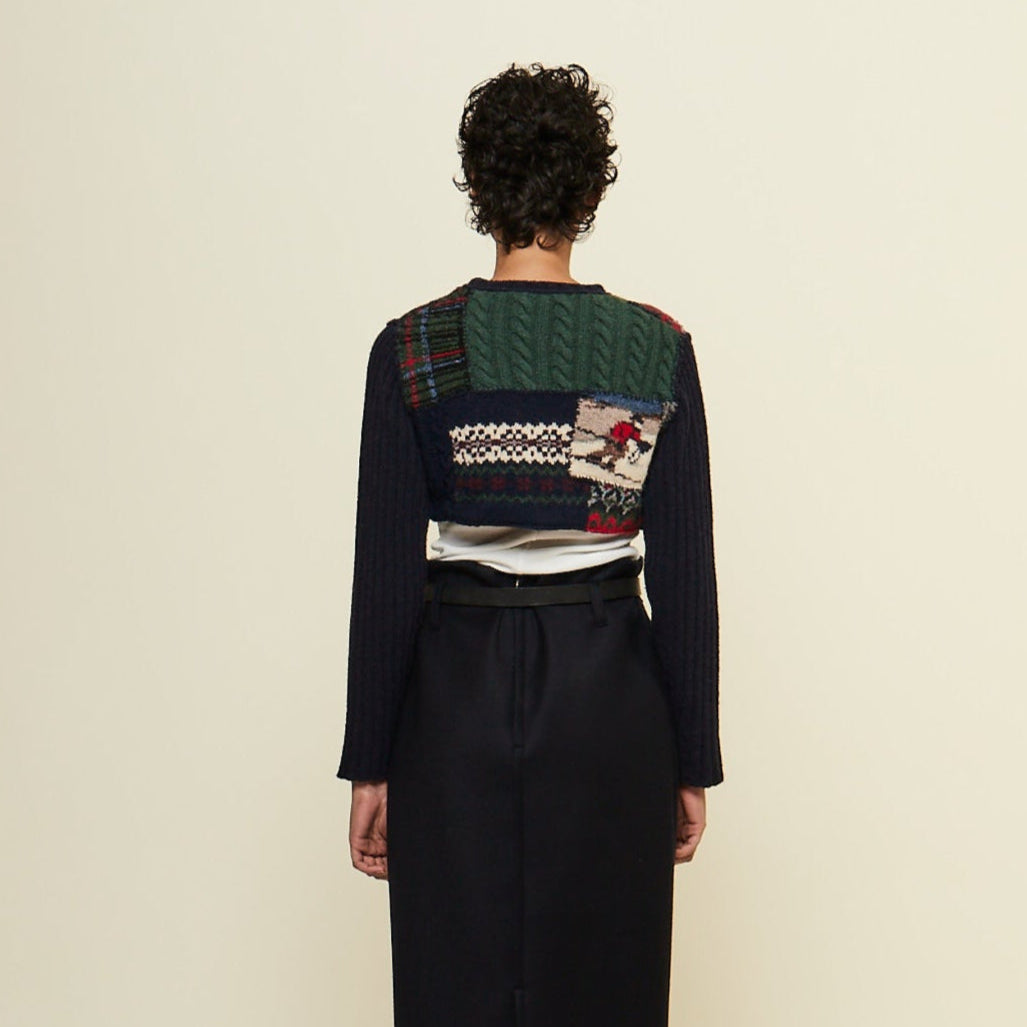 2025AW       Patchwork Hand knit