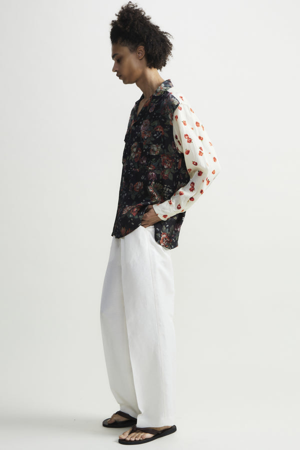 Flower print shirts（MENS） - CURRENTAGE ONLINE STORE