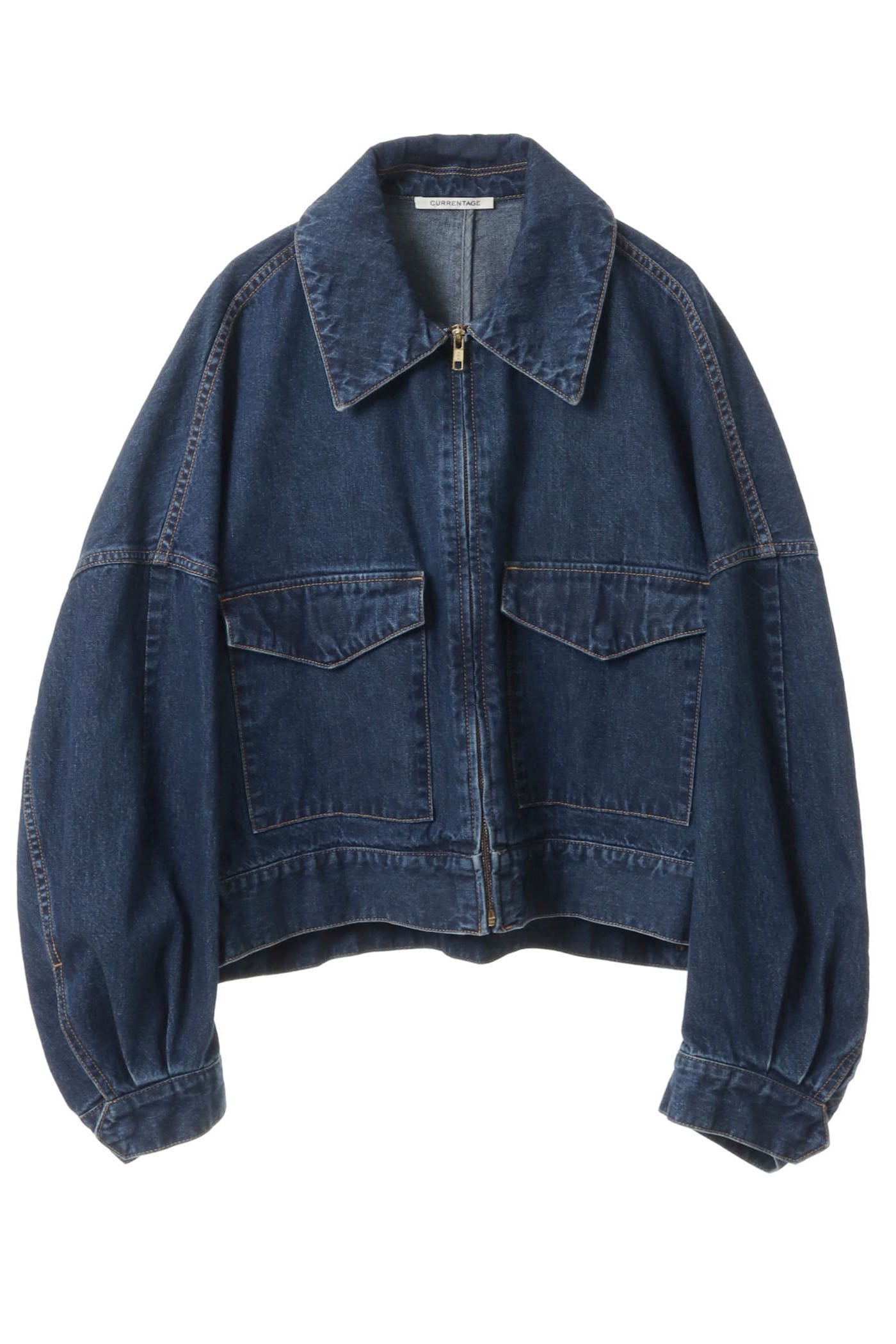 Denim harrington jacket（WOMENS ） - CURRENTAGE ONLINE STORE