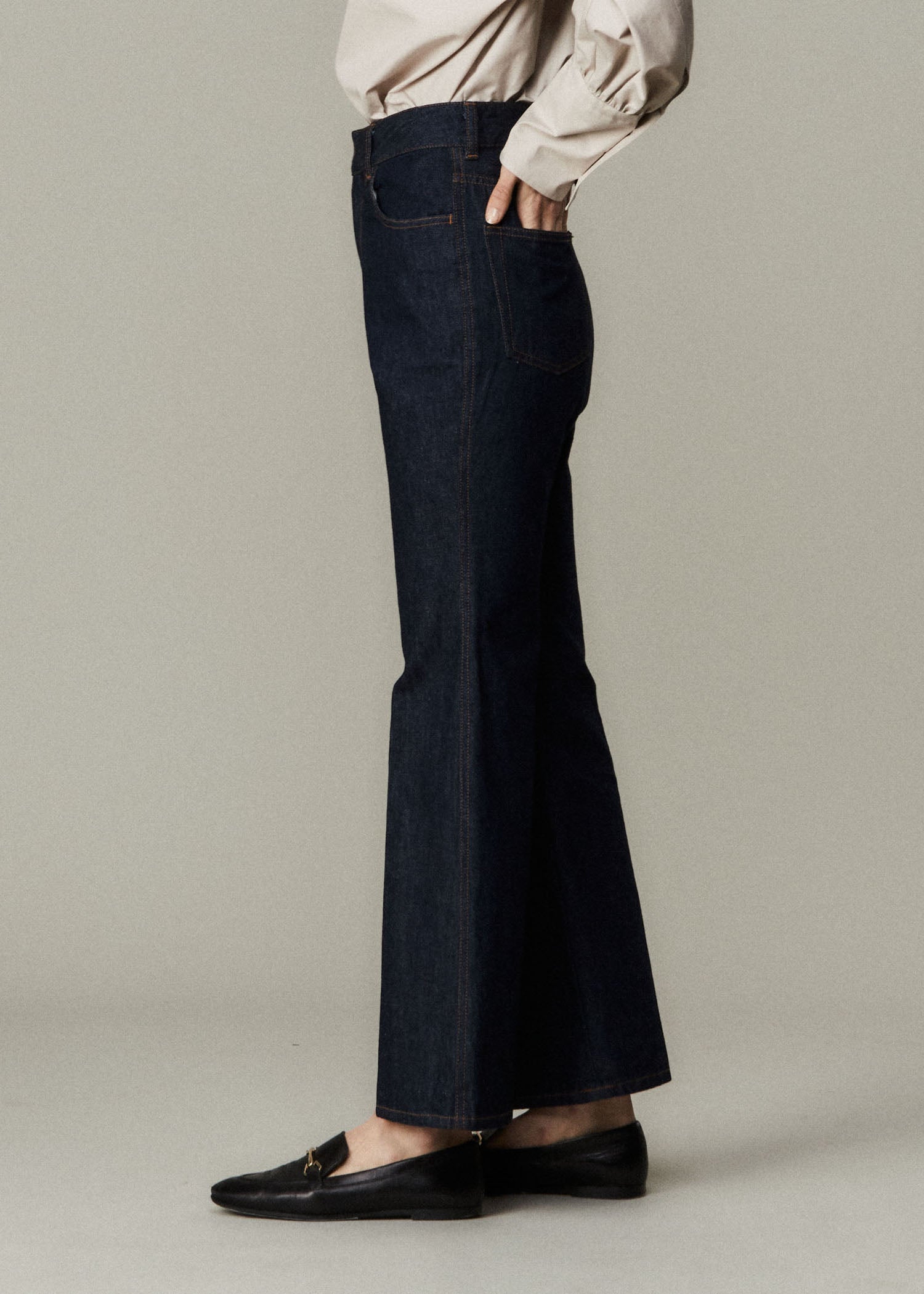 Flare Denim Pants