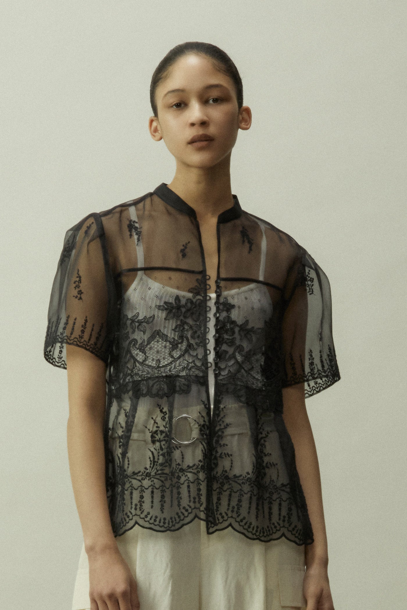 Embroidery Lace Blouse