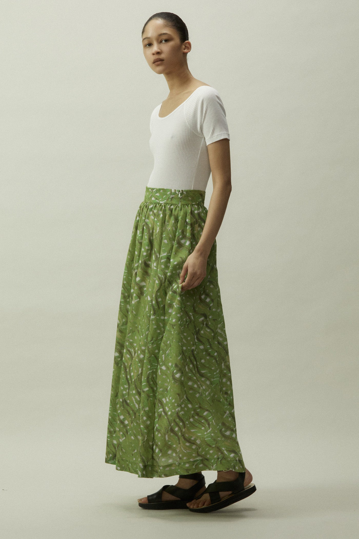 Gather Long Skirt