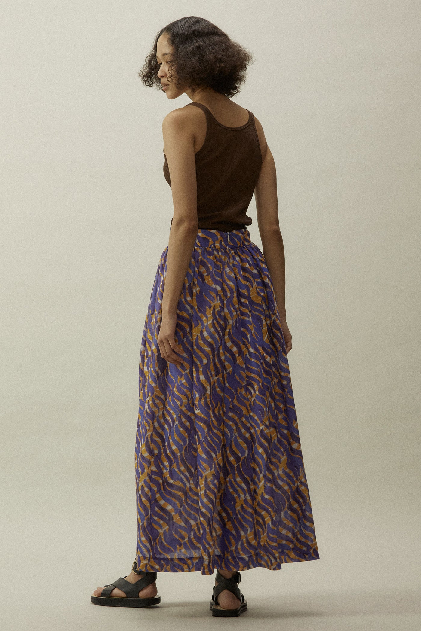 Gather Long Skirt