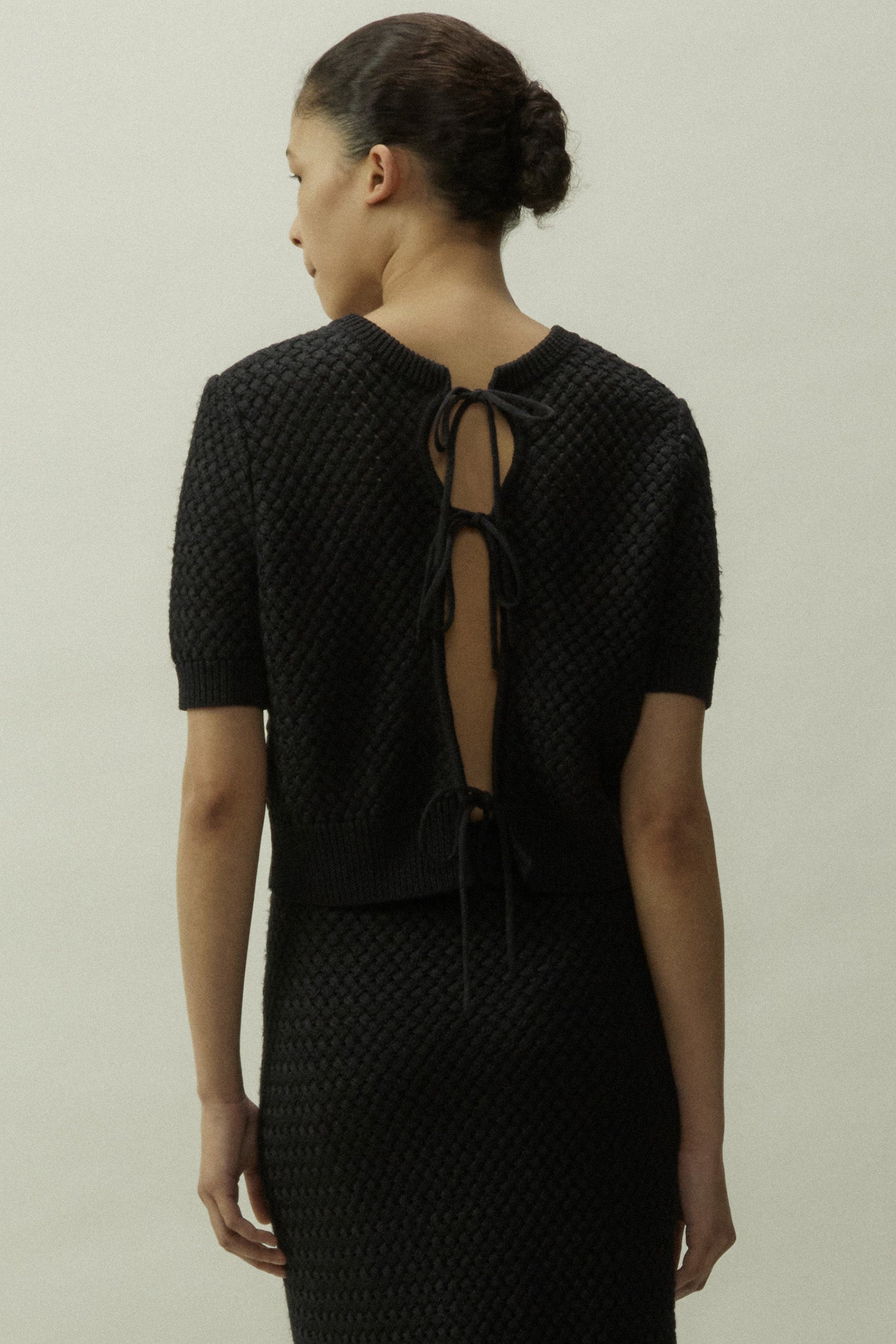 Cable Knit Short Pullover