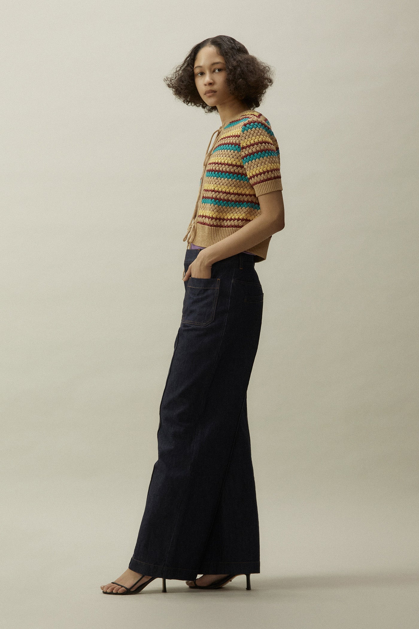Cable Knit Short Pullover